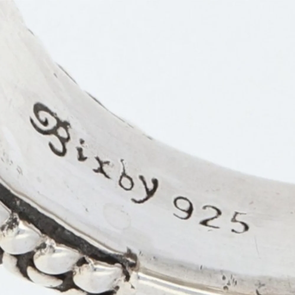 Barbara Bixby Rhodolite Garnet & White Sapphire Ring, Silver & 18k Gold Size 6! - Picture 3 of 11